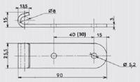 40079-ezi Savigny Steel Lockable,Spring Loaded Toggle Latch