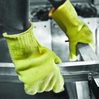 7564 Polyco Healthline Volcano Yellow Kevlar Work Gloves, Kevlar Coating