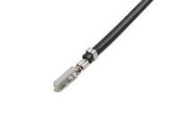 215711-1105 Molex Male CLIK-Mate to Unterminated Crimped Wire, 450mm, 0.08mm², Black
