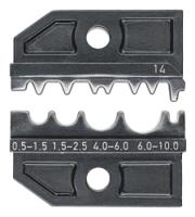 97-49-14 Knipex, 97 Crimp Die, Cable Lug, Wire size 0,5 → 10mm²