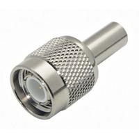 bac893-58 L-Com BAC Series, Plug Cable Mount TNC Connector, Crimp Termination, Straight Body