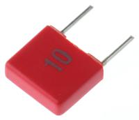 fks2-22n-100m WIMA FKS2 Polyester Film Capacitor, 63 V ac, 100 V dc, ±10%, 2.2nF, Through Hole