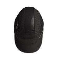 airc01v05str SURFLEX Black Standard Peak Bump Cap, PPE Protective Material