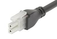 245135-0220 Molex 2 Way Female Mini-Fit Jr. to 2 Way Female Mini-Fit Jr. Wire to Board Cable, 2m