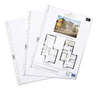 2662-19 Durable Transparent A4 Punched Pocket