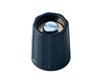 a2513060 OKW 13,5mm Black Potentiometer Knob for 6mm Shaft Round Shaft, A2513060