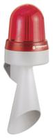 43510060 Werma 435 Series Red Horn Beacon, 115 → 230 V ac, IP65, Bracket Mount, 108dB at 1 Metre