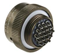 85106ec1419s50 Souriau Sunbank by Eaton, 851, Copper Alloy 19 Way Cable Mount MIL Spec Circular Connector Plug, Socket Contacts,Shell