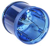 64450075 Werma 644 Series Blue Steady Effect Beacon Unit, 24 V dc, LED Bulb, AC, DC, IP65