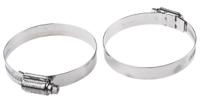 htm90p HI-TORQUE Stainless Steel Slotted Hex Worm Drive, 16mm Band Width, 70 → 90mm ID