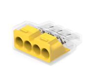 2388553-4 TE Connectivity, 2388553 Closed End Connector, Yellow, Insulated, Copper 12 → 22 AWG