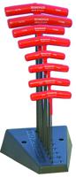 13189 Bondhus 8 piece T Shape Metric Hex Key Set, 2 → 10mm