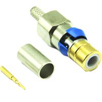 310-832-tng-bt3002 Interface Connectors, Plug Cable Mount Type 43 Connector, 75Ω, Crimp Termination, Straight Body