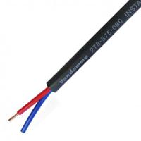 278-575-080 Van Damme 2 Core Speaker Cable, 0.75 mm² CSA, 5.6mm od, 100m, Grey