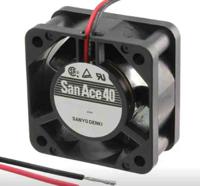 109p0424h702 Sanyo Denki 109P Series Axial Fan, 24 V dc, DC Operation, 6.4cfm, 1.92W, 80mA Max, 40 x 40 x 15mm