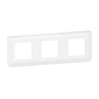 078806l Legrand White 3 Gang Faceplate & Mounting Plate