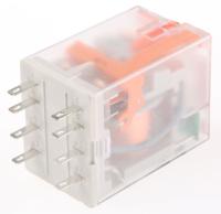 r2n-2012-23-5230-wtl Relpol Plug In Power Relay, 230V ac Coil, 12A Switching Current, DPDT