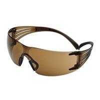sf405sgaf-bla 3M SecureFit™ 400 Safety Glasses, Brown PC Lens