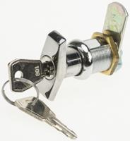 2609032 Euro-Locks a Lowe & Fletcher group Company Silver Locking Handle, T-Handle