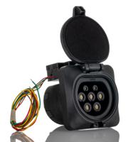 1164417 Phoenix Contact, CHARX CONNECT EV Type 2 Electric vehicle connector, 32A, 500mm Cable