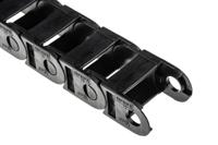 100250380 Igus 10, e-chain Black Cable Chain - Flexible Slot, W36 mm x D23mm, L1m, 38 mm Min. Bend Radius, Igumid G