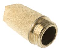 619-2082 Legris 0670 Sintered Bronze 12bar Pneumatic Silencer, Threaded, G 1/2 Male