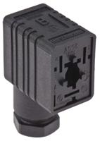 934456100-gm-216-nj-schwarz Hirschmann GM 2P+E DIN 43650 B, Female Solenoid Valve Connector, 250 V Voltage