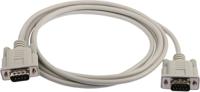 11016018-50 Roline Male 9 Pin D-sub to Male 9 Pin D-sub Serial Cable, 1.8m