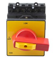 773-7989 RS PRO 6P Pole Isolator Switch - 63A Maximum Current, 30kW Power Rating, IP65
