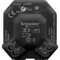 cct99100 Schneider Electric Black Dimmer Light Switch, 1 Gang, CCT