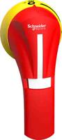 gs2aht540 Schneider Electric Red Rotary Handle, TeSys Series
