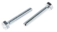 527-448 RS PRO Bright Zinc Plated Steel, Hex Bolt, M5 x 30mm