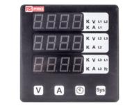 136-5380 RS PRO LED Digital Panel Multi-Function Meter, 92mm x 92mm