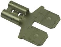 61765-2 TE Connectivity Female to Male Spade Connector, Adapter, 6.35 x 0.81mm Tab Size