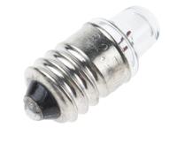 106-307 RS PRO E10 Indicator Light, Clear, 2.5 V, 200 mA, 30h