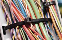 111-12701-t120xm-pa66-bk HellermannTyton Cable Tie, Inside Serrated, 600mm x 7.6 mm, Black Polyamide 6.6 (PA66), Pk-50