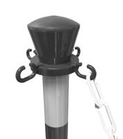 217-5260 RS PRO Black & Yellow ABS Chain Barrier