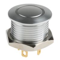 175-8559 RS PRO Illuminated Push Button Switch, Momentary, Panel Mount, 16mm Cutout, SPST, Green, Red LED, 36V dc, IP67