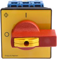 kg41bt203gba016e Kraus & Naimer 3P Pole Panel Mount Isolator Switch - 40A Maximum Current, 15kW Power Rating, IP65