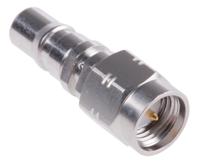 r191912000 Radiall Straight 50Ω RF Adapter QMA Socket to SMA Plug 6GHz