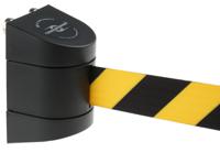 897m-33-33-d4-mte Tensator Black & Yellow Retractable Barrier, 4.6m, Yellow/Black Tape