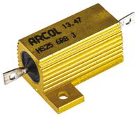 hs25-6r8-j Arcol, 6.8Ω 25W Wire Wound Chassis Mount Resistor HS25 6R8 J ±5%
