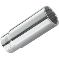 r316el Facom 1/4 in Drive 3/16in Long Socket, 12 point, 50 mm Overall Length