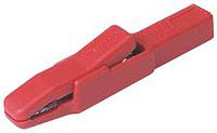 932435101 Hirschmann Test & Measurement Crocodile Clip 4 mm Connection, Brass Contact, 25A, Red