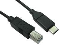192-4730 RS PRO USB 2.0, Male USB C to Male USB B, 1m