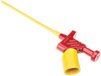 973528101 Hirschmann Test & Measurement Red Grabber Clip with Pincers, 4A, 30 V ac, 60 V dc, 4mm Socket
