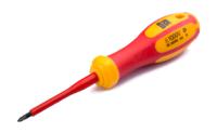 197-3795 RS PRO Pozidriv Insulated Screwdriver, PZ0 Tip, 60 mm Blade, VDE/1000V, 150 mm Overall