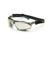 506ug630800 Univet 506U PC IN/OUT Anti-Mist UV Safety Glasses, Grey Polycarbonate Lens