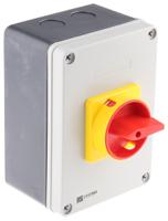 773-7964 RS PRO 4P Pole Panel Mount Isolator Switch - 32A Maximum Current, 15kW Power Rating, IP65