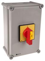 466-126 RS PRO 4P Pole DIN Rail Isolator Switch - 25A Maximum Current, 11kW Power Rating, IP65